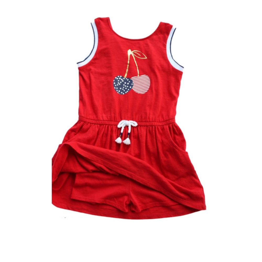 Cat & Jack Red Cherry 🍒 Rompers. Size 5T